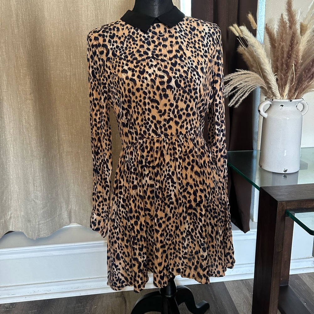 Animal print dress 👗 fresh and light